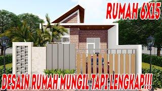 Desain rumah mungil tapi lengkap