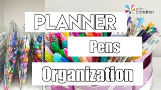 PLANNER PENS ORGANIZATION IDEAS  MONTHLY CLEAN-OUT & DECLUTTERING  PART 1