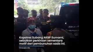 Mayat di Mobil  Terjadinya Pembunuhan di Subang Jawa Barat Ditemukan Jenazah Ibu Dan Anak