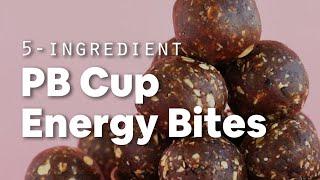 5-Ingredient Peanut Butter Cup Energy Bites  Minimalist Baker Recipes