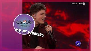  Eurovision Season 2021  My winner of each national final 