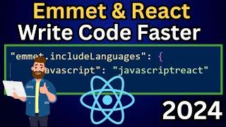Write Code Faster In React by Enabling  Emmet for JSX in VSCODE