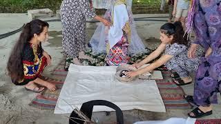 Таджикские обычаи Рубинон-торжество для родных и близких молодого супругагде невеста открывает лицо