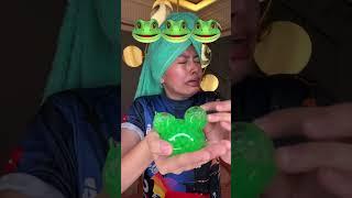 Pedang masuk Mulut  Lomba Bikin Balon air dari Nano Tape viral #shorts Nasya kaila Nazifah