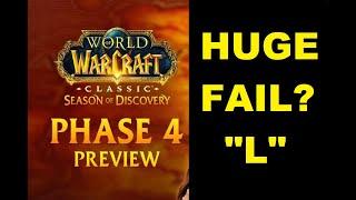 Is SOD P4 A Massive Failure? - Alexensual Reacts - Season of Discovery WoW Classic Phase 4