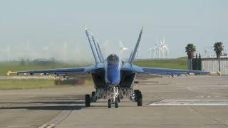 Blue Angels. Wings Over Solano 2024 Airshow. Travis AFB. 4K. 60fps.  Saturday.