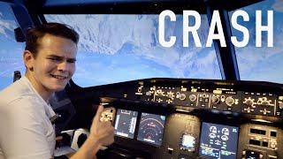 Flying A FULL MOTION a320 Simulator I Crashed