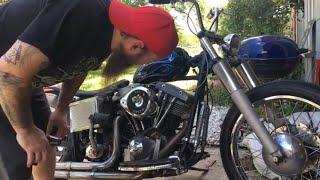 Leaking Fuel on the Shovelhead.  What to do when this happens.