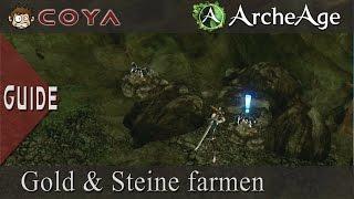 ArcheAge - Guide • Steine und Gold Farmen Archeage German Gameplay Tutorial Deutsch HD