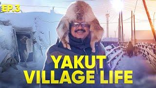 Indians in Yakutsk ep.3 VILLAGE LIFEयाकुत्स्क भारत मैत्री