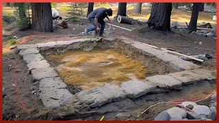 Man Builds Survival STONE SHELTER in the Forest  Start to Finish by @thinkwilderness