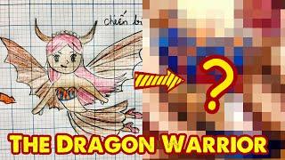 Drawing Dragon Warrior Inspired by Childhood Art  Huta Chan Studio