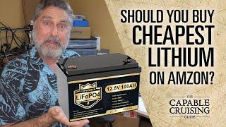 Cheapest Lithium Challenge Cheapest Battery on Amazon