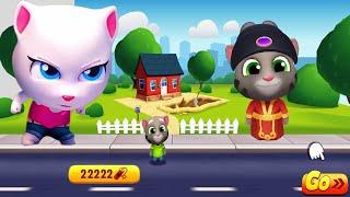 Talking Tom Gold Run Without Failure - How to Unlock All Heroes - Hyper Tom vs Raccoon