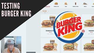 Testing the Burger King website  Exploratory Testing  QA