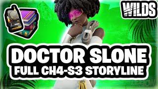 Fortnite Full Doctor Slone Storyline Audio Log Voice lines Chapter 4 Season 3 WILDS