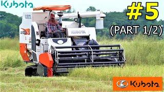 5 รถเกี่ยวนวดข้าว ยอดนิยมที่สุดของประเทศไทย PART12 TOP 5  Rice Combine Harvester in Thailand