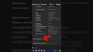 Find Wifi Password in Windows 11
