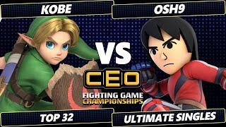 CEO 2024 - Kobe Young Link Vs. Osh9 Mii Brawler Smash Ultimate - SSBU