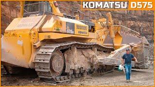 KOMATSU D575A Король строительных и горнодобывающих площадок