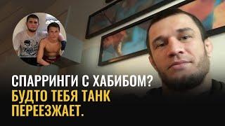 Усман Нурмагомедов спарринги с Хабибом улица семья тренировки от Абдулманапа  БОЛЬШОЕ ИНТЕРВЬЮ