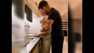 romance in kitchen hot video