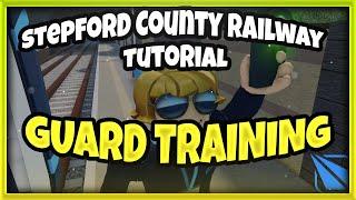 How to pass Guard training in 2024  I Roblox Stepford County Railway tutorial