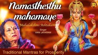 Mahalakshmi Ashtakam  Namasthesthu Mahamaye  Vani Jayaram  Traditional Mantras for Prosperity