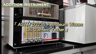 Petroleum Waxes Oil Content Tester ISO2908 ASTM D721