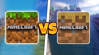 MINECRAFT POCKET EDITION VS MINECRAT LITE  MCPE ПРОТИВ MINECRAFT LITE