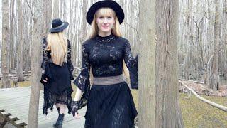 Spooky Savannah - Gothic Celtic Harp Twins