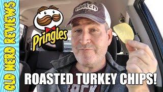 THANKSGIVING FLAVORS Pringles Roasted Turkey Chips REVIEW 