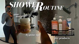 MORNING SHOWER ROUTINE 2023  CURRENT FAVOURITE PRODUCTS