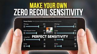 How to Make Your Own Sensitivity  2024 Best Zero Recoil Sensitivity for BGMI  PUBG MOBILE 