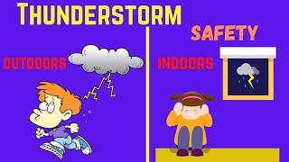 How to Protect Yourself From Thunder and Lighting ? Safety Tips  Both Outdoors and Indoors.