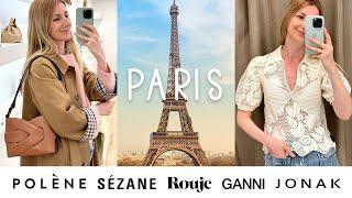 PARIS VLOG  Shopping at Polene Paris Sezane Rouje & Other Stories Jonak & GANNI  Shop with me