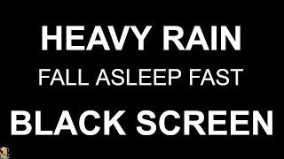 Black Screen Rain NO THUNDER Heavy Rain Sounds For Sleeping Night Rain For Sleep by Still Point