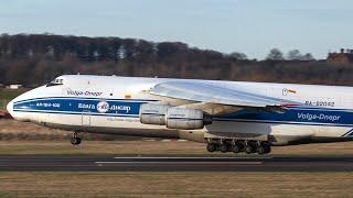 ANTONOV An124 From NANTES  FRANCE @ DONCASTER AIRPORT  UK  Volga-Dnepr