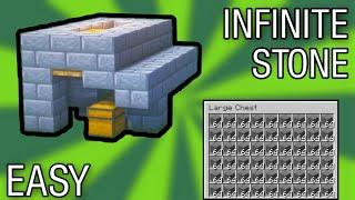 EASY Automatic AFK Stone Generator Tutorial For Minecraft  ANY VERSION