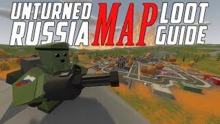 Unturned Russia Map Loot Guide All Locations