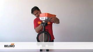 How To Belimo New Generation Butterfly Valve Assembly with PR Actuator