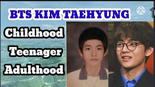 BTS Kim Taehyung Childhood Teenage and Adulthood Glow up