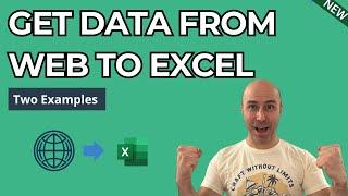 NEW Import Data from Web into Excel  TWO Examples