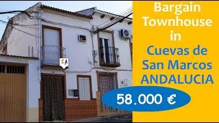 Bargain Under 60K Andalucian Property ready to move into for sale in Spain  inland Malaga Ref TH4790