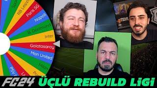 30 TAKIMLI ÇARK  FC 24 ÜÇLÜ REBUILD LİGİ  @UKarakullukcu @ardenpapazyan