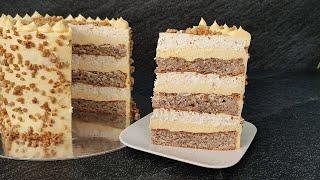 The famous unrealistically delicious EGYPTIAN Cake Without flour gluten and gelatin