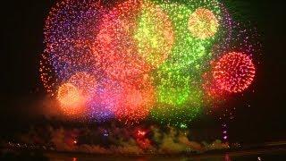 長岡花火大会2012年2日間の総集編 The Nagaoka Fireworks Festival is the most beautiful in japan.