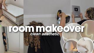 Redecorando meu quarto  Clean Aesthetic - Pinterest  Otimizando espaço Parte 1