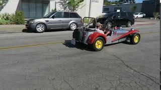 1963 Lotus Seven S2 1500 Cosworth drive-by video Driving video