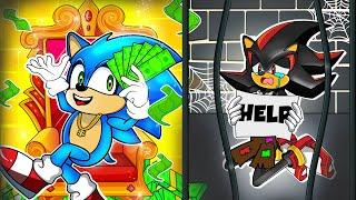 Rich Baby SONIC vs Poor Baby Shadow Are Baby Sonic Good?  Fake Or Real  Sonic The Hedgehog 2